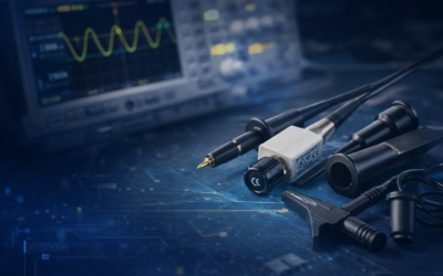 Qual a importância da ponta de prova para osciloscópios nas medições eletrônicas?